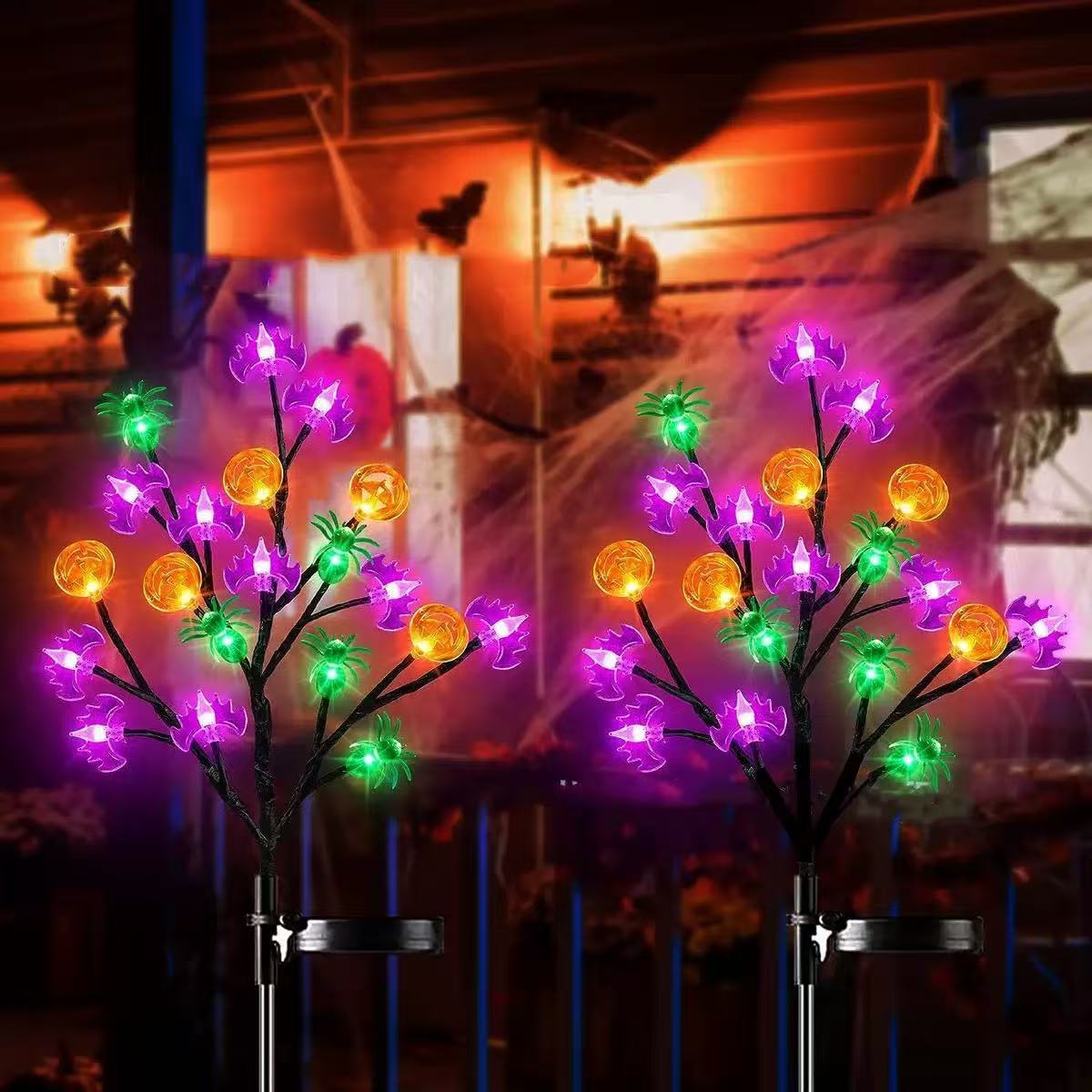 Solar Powered LED Halloween Garden Lights