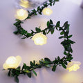 Decorative LED String Lights with Floral Design
