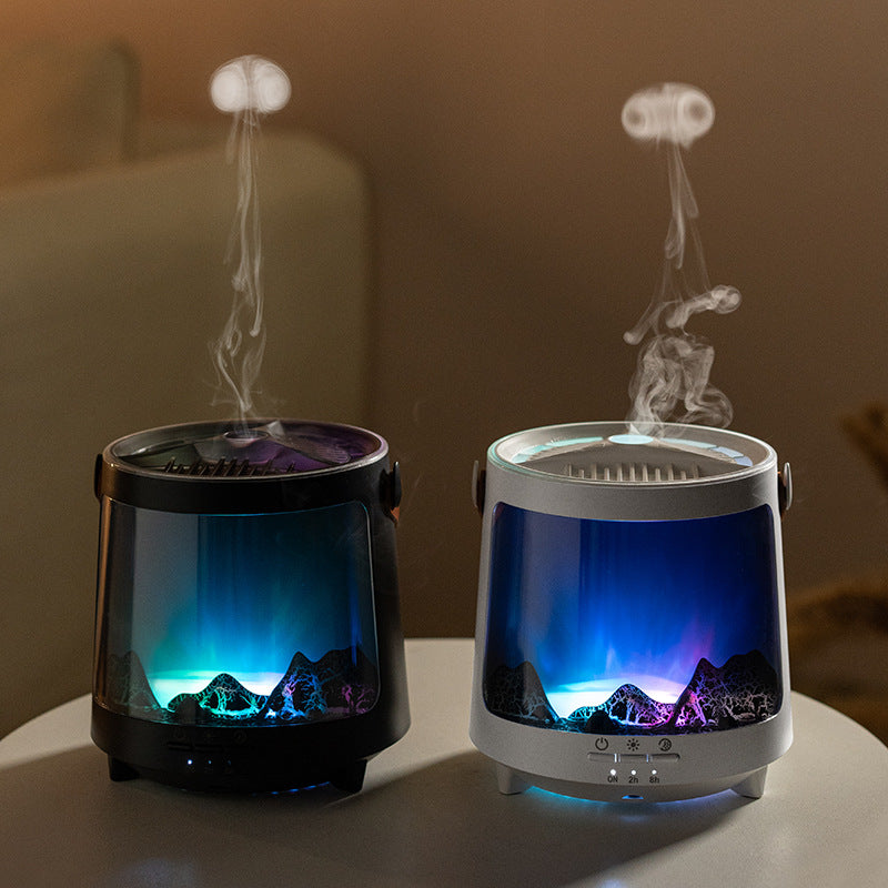 USB Ultrasonic Humidifier with 7-Color LED Lights