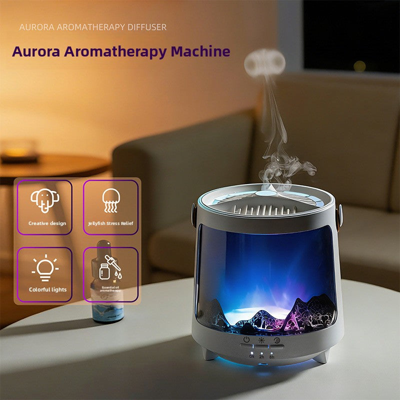 USB Ultrasonic Humidifier with 7-Color LED Lights