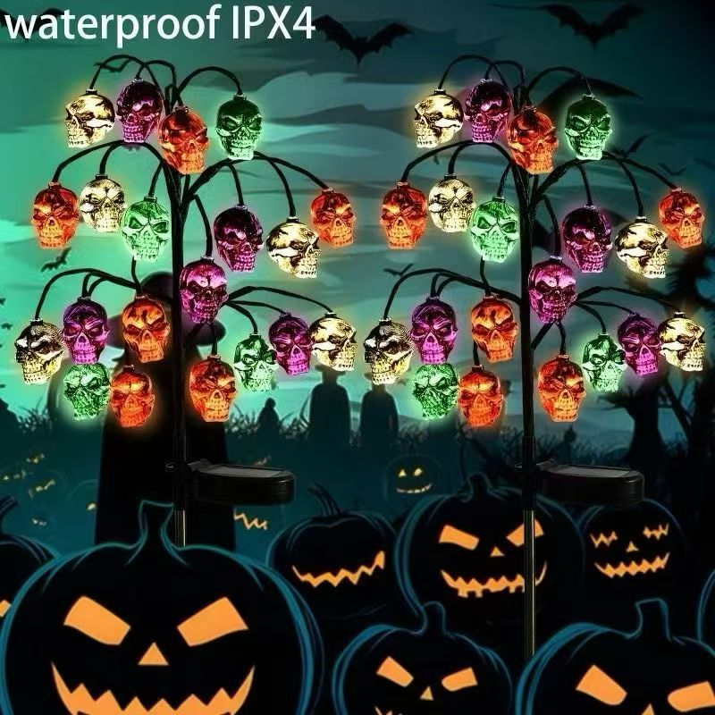 Solar Powered LED Halloween Garden Lights
